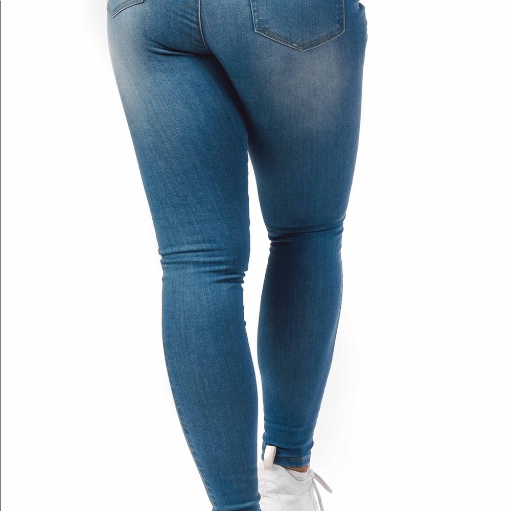 Contour High Waisted Fitjeans Arctic Light - Picture 2 of 5